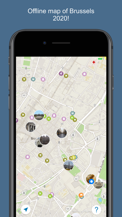 Брюссель 2017 — офлайн карта, гид и путеводитель! Screenshot 1