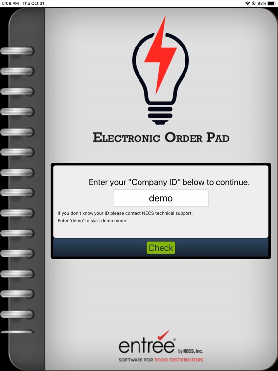 Electronic Order Pad