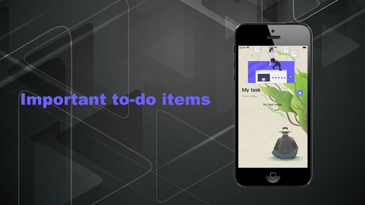 Important to-do items