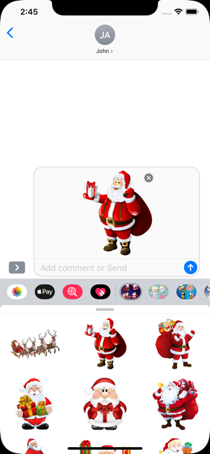 Santa Claus Stickers HD