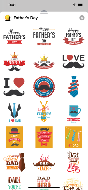 Father's Day Stickers