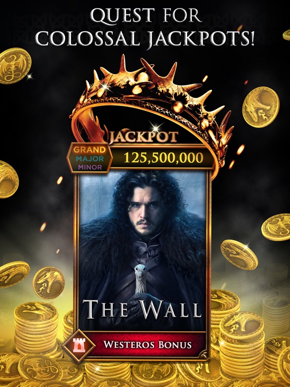 iPad Image of Game of Thrones Slots Casino