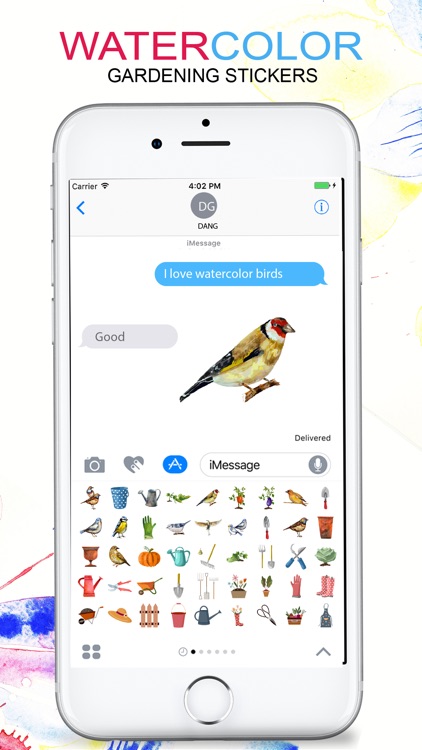 Watercolor Gardening Sticker screenshot-4