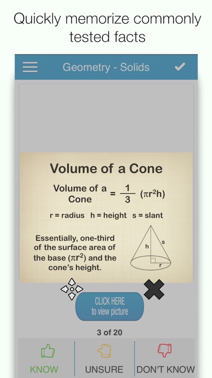 PCAT Math Cram Cards screenshot-0