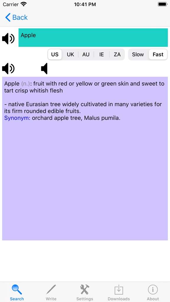 【图】English Audio Dictionary(截图2) 【图】English Audio Dictionary(截图2)