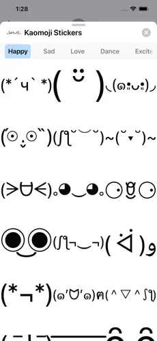 Imágen 2 Kaomoji Stickers iphone