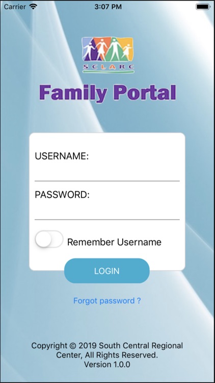 SCLARC Family Portal