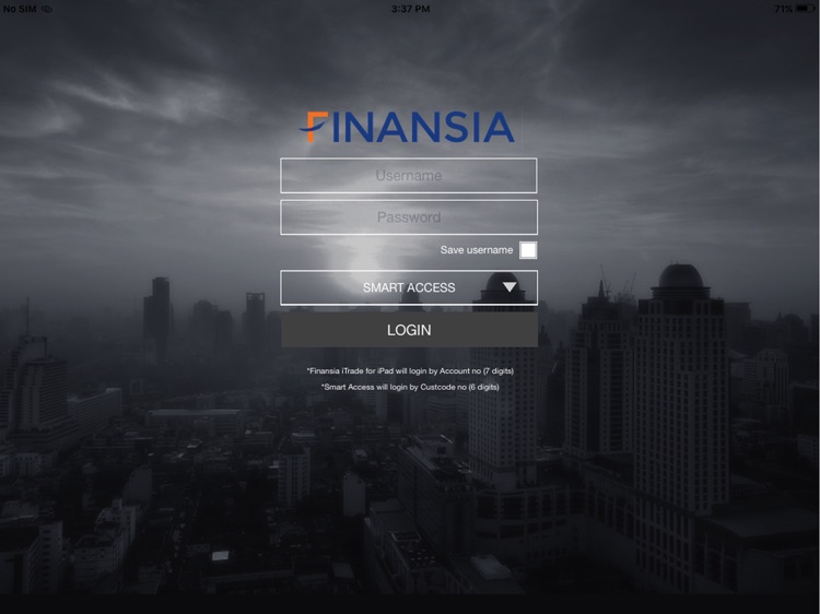 Finansia iTrade for iPad