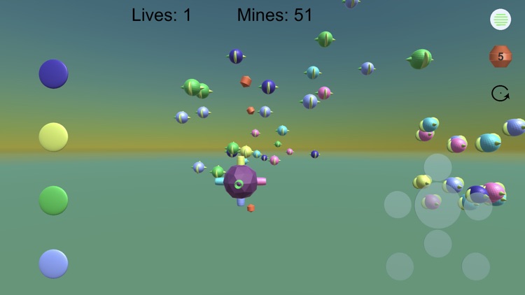 3D Shooter: Space Mines