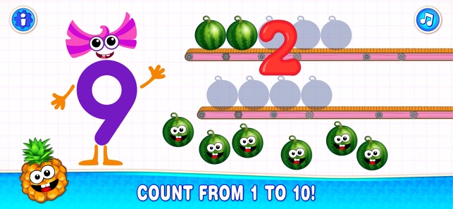 Bini 123 Counting Games 4 Kids(圖4)-速報App