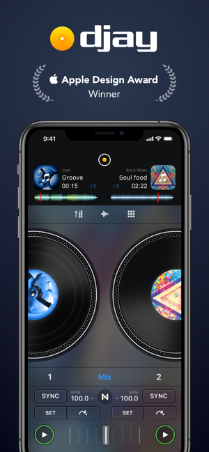 ‎djay - DJ App & AI Mixer Screenshot