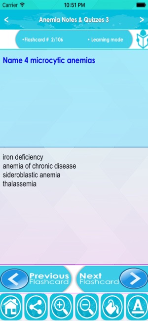 ANEMIA Exam Prep: Terms & Quiz(圖3)-速報App