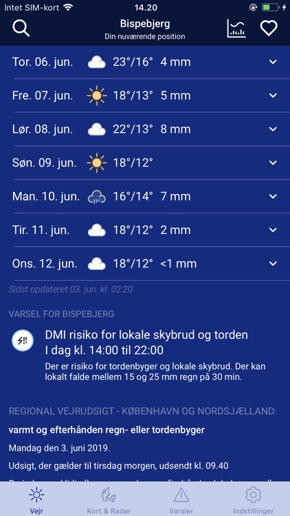 DMI Vejr