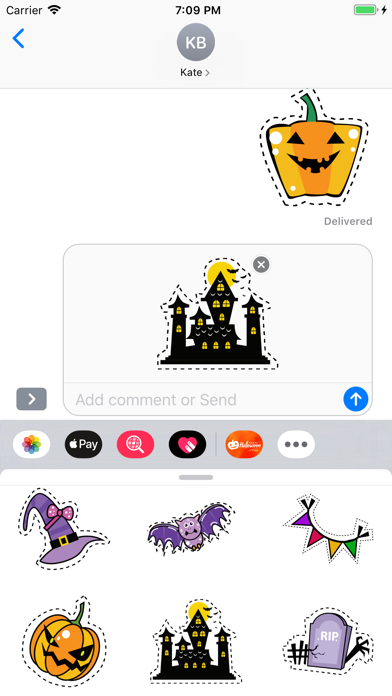 Halloween Stickers & Pumpkins screenshot 3