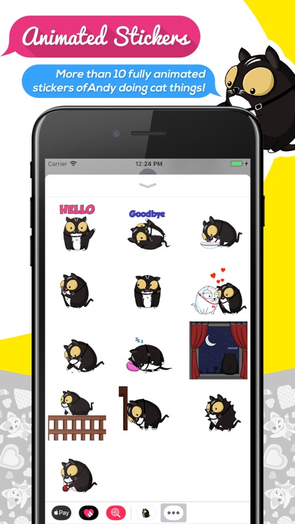 Andy the Cat Stickers