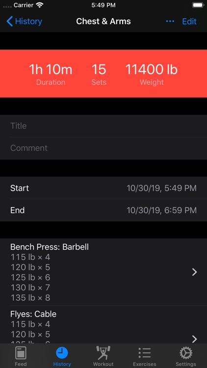 Iron - Workout Tracker screenshot-9