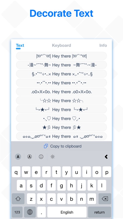 Keyboard Characters & Symbols screenshot-3
