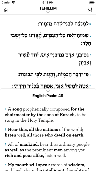 Psalm 4 That Tehillim App screenshot 3
