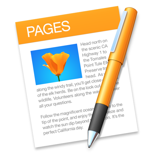 Mac电脑上的word Pages for Mac