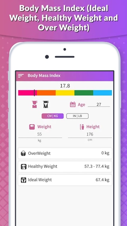 BMI Cal and Weight Tracker screenshot-4