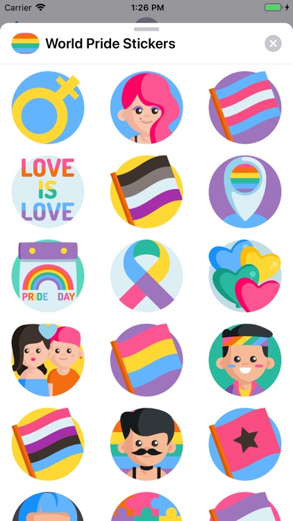 World Pride Stickers