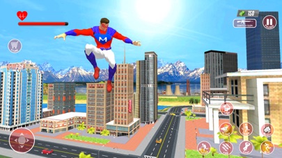 Super Hero Flying Simulator 3D screenshot 2