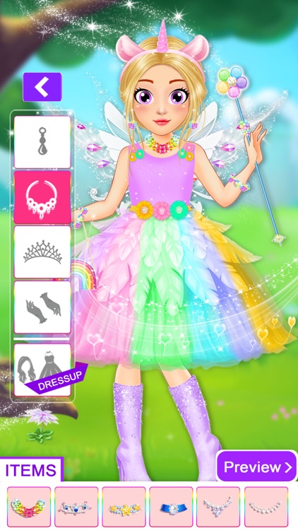 Unicorn Fashion Dress Up Games screenshot-3