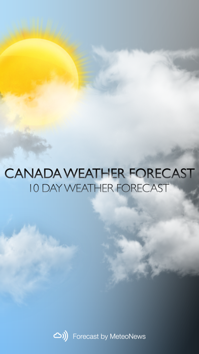 Weather for Canada screenshot1