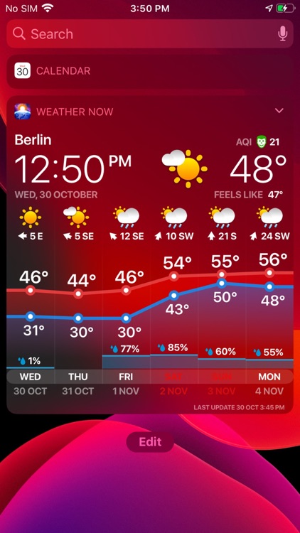 WEATHER NOW ° - daily forecast screenshot-8