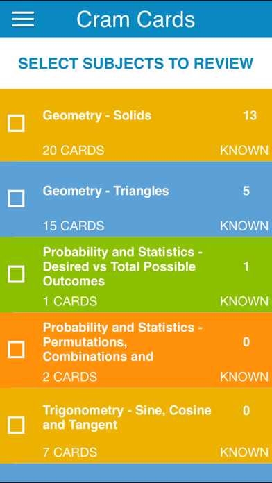 How to cancel & delete PCAT Math Cram Cards from iphone & ipad 3