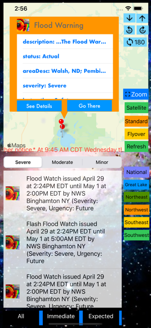 Instant NOAA Alerts 3D Lite(圖4)-速報App