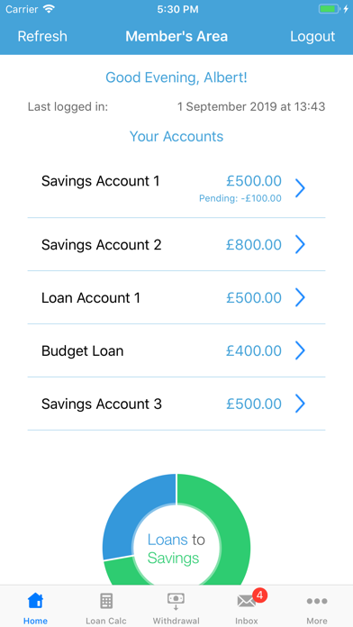 NHS Credit Union Mobile screenshot 4