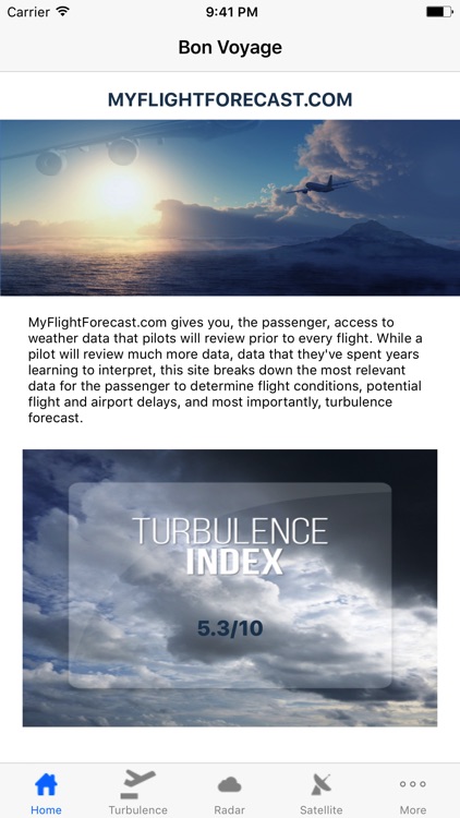 MyFlight Forecast
