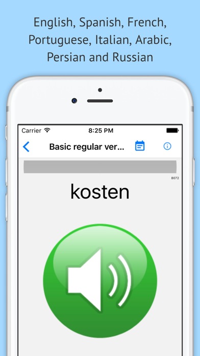 Verben - Trainer PRO screenshot 3