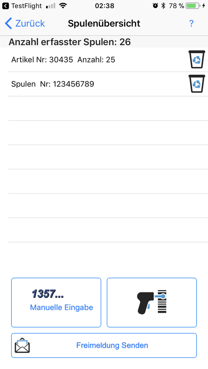 Rexel-KTG-Freimeldung