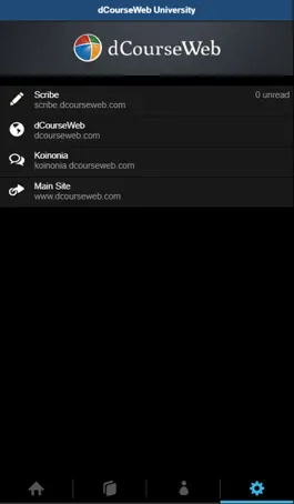 Game screenshot dCourseWeb Mobile apk