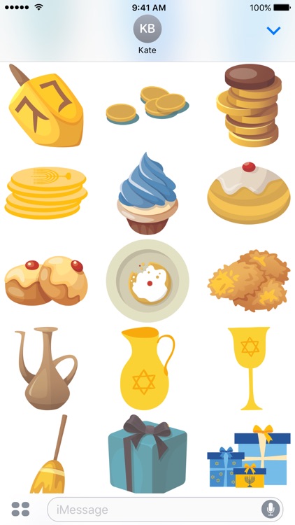 Happy Hanukkah Stickers