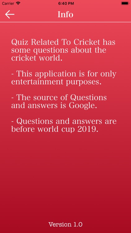 Quiz Related To Cricket screenshot-8