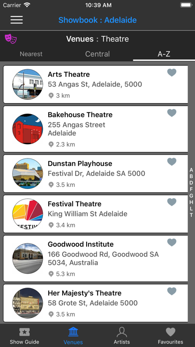 Showbook : Adelaide screenshot 4