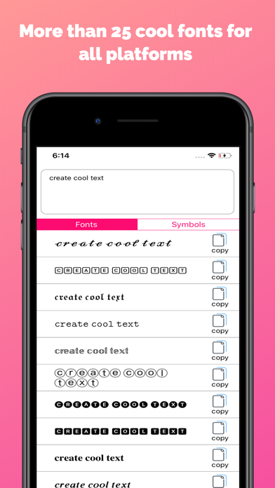 Custom Fonts for Bio & Message screenshot 2