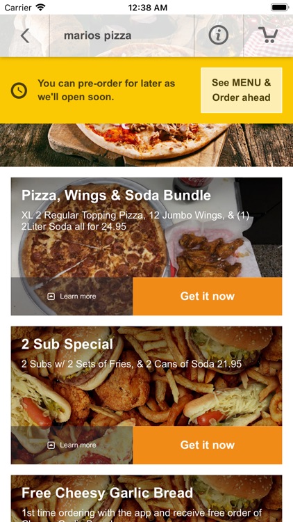 Marios Pizza Orlando