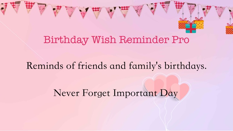 Birthday Wish Reminder Pro