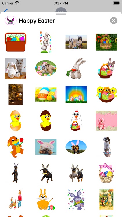 Happy Easter Emoji Stickers screenshot-3
