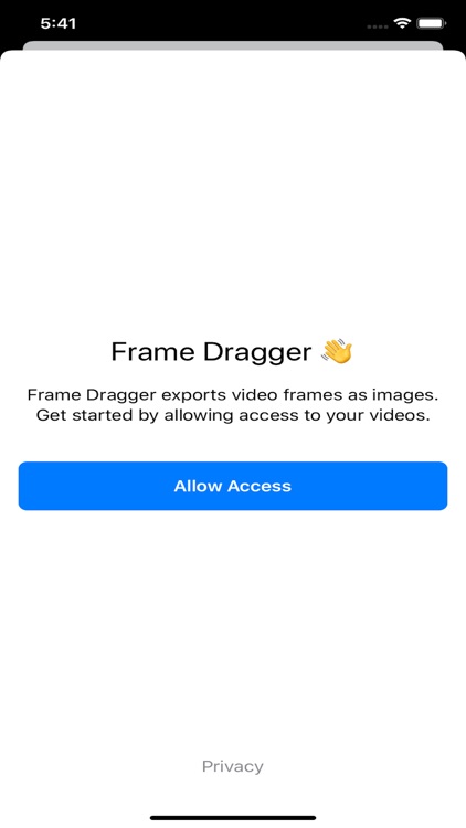 Frame Dragger