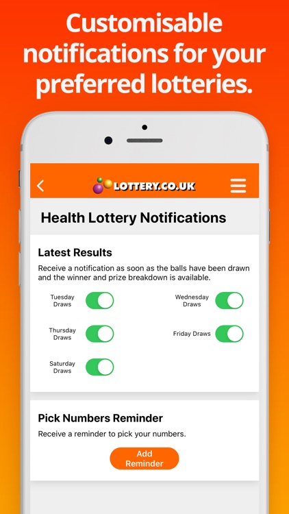 Health Lottery App screenshot-4