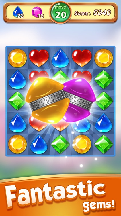 Jewels & Gems - Match 3 Games screenshot-3