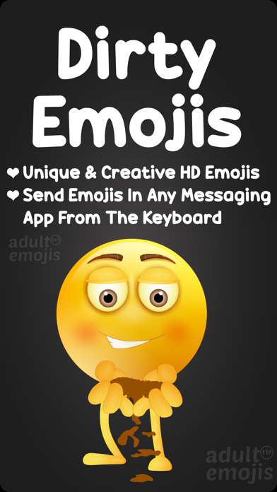 How to cancel & delete Dirty Emoji Sticker Keyboard from iphone & ipad 1