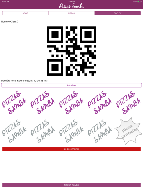 Screenshot #6 pour Pizzas Samba