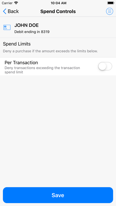 Energy One FCU Card Control screenshot 4