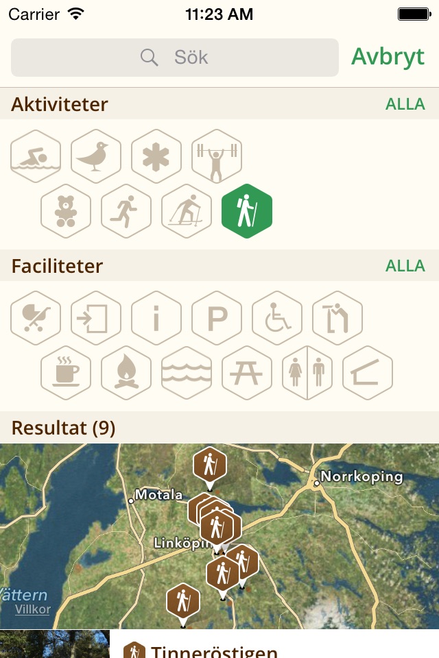 Linköpings Naturkarta screenshot 3